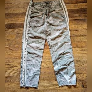 MOTHER The Shaker Chop Crop Fray Pants SZ 27